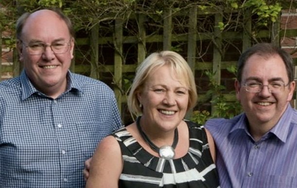 Peter Walker, Pauline Chapman and Mike Walker